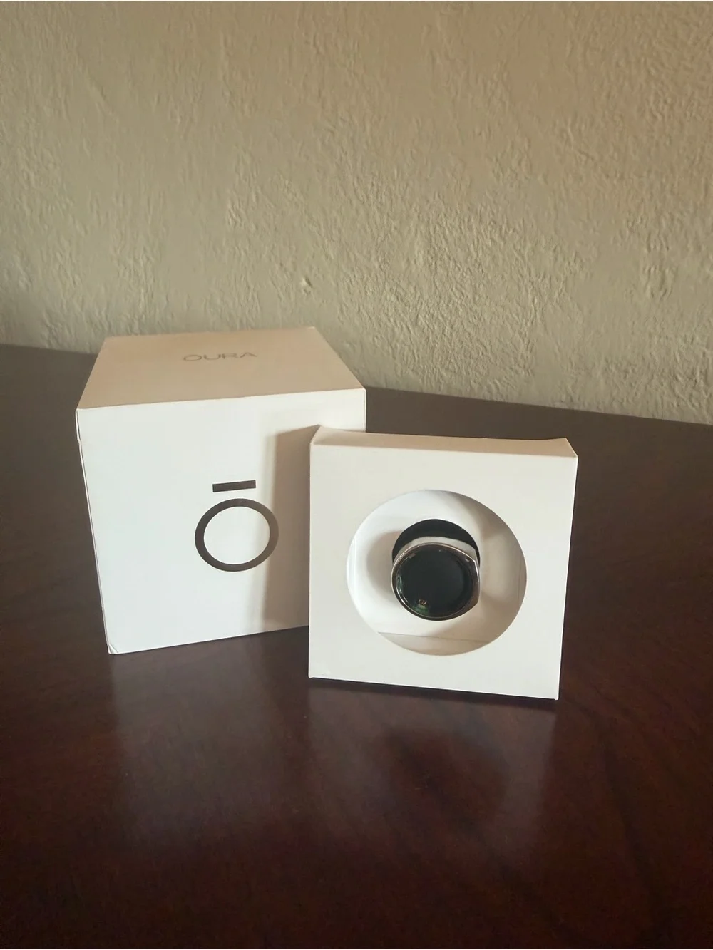 Oura Ring Gen 2 Heritage Silver Size 8 w/ Original Box & Charger